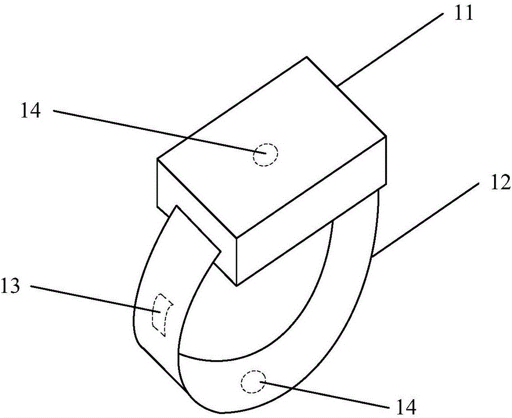 Wearable device and wearing device of wearable device