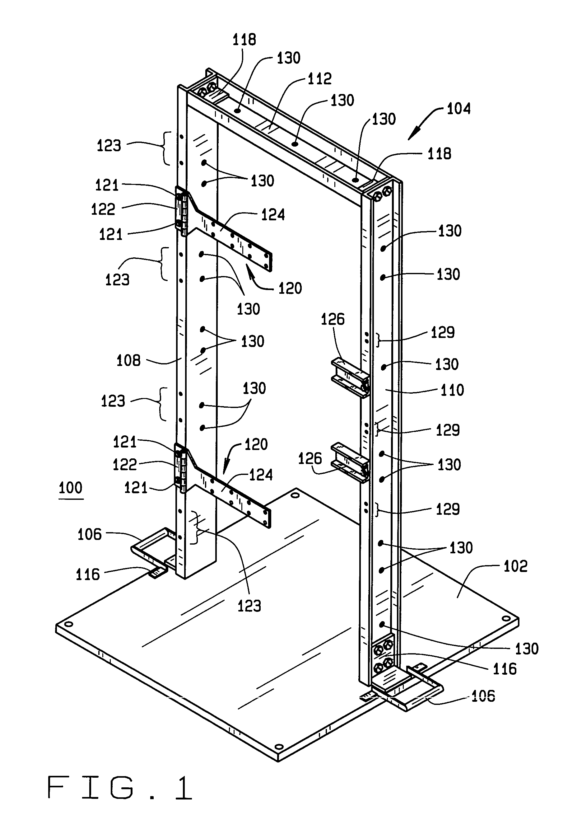 Forcible entry door simulator