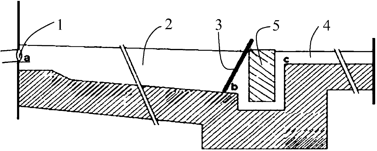 Slag-iron separation method in initial stage of reblowing after long-time damping down of large blast furnace