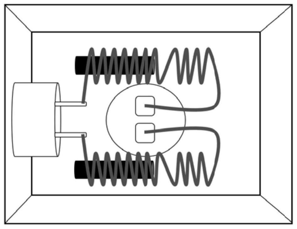 Miniaturized magnetron structure