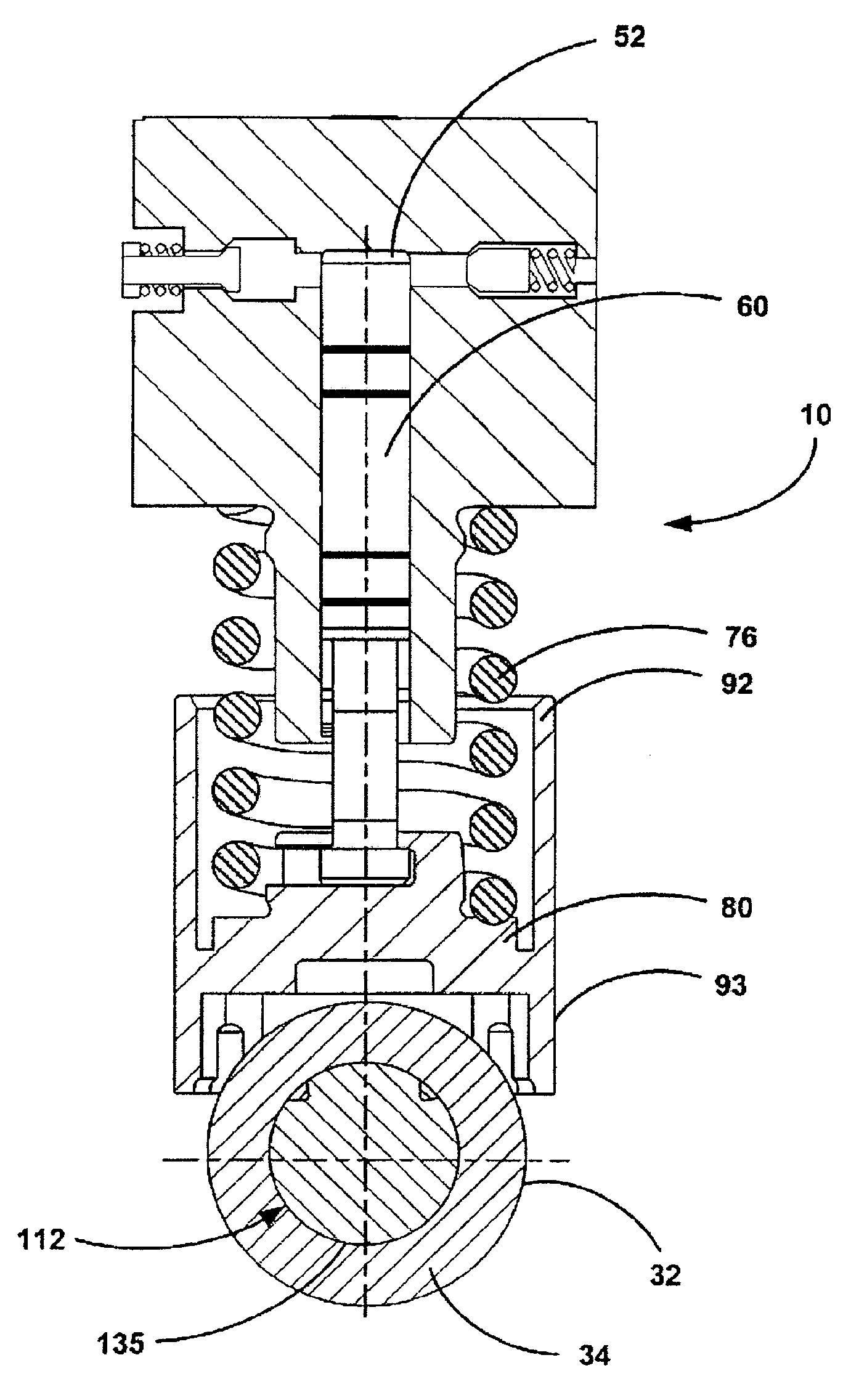 Cam Roller Pin With Transverse Grooves