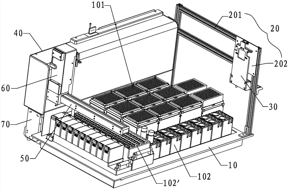 Sample-injection and transferring device for microporous plate