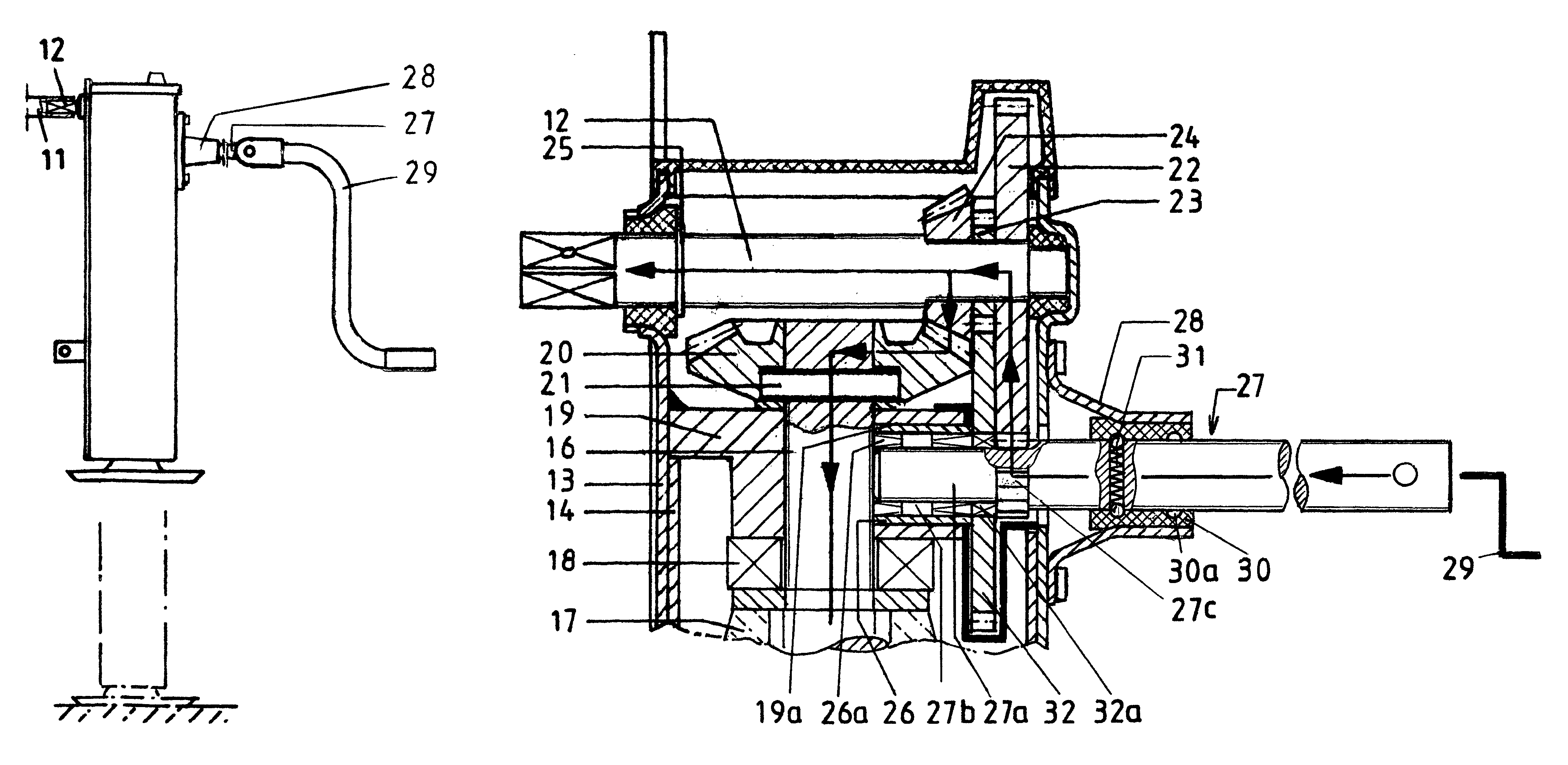 Height adjustable support for semi-trailers