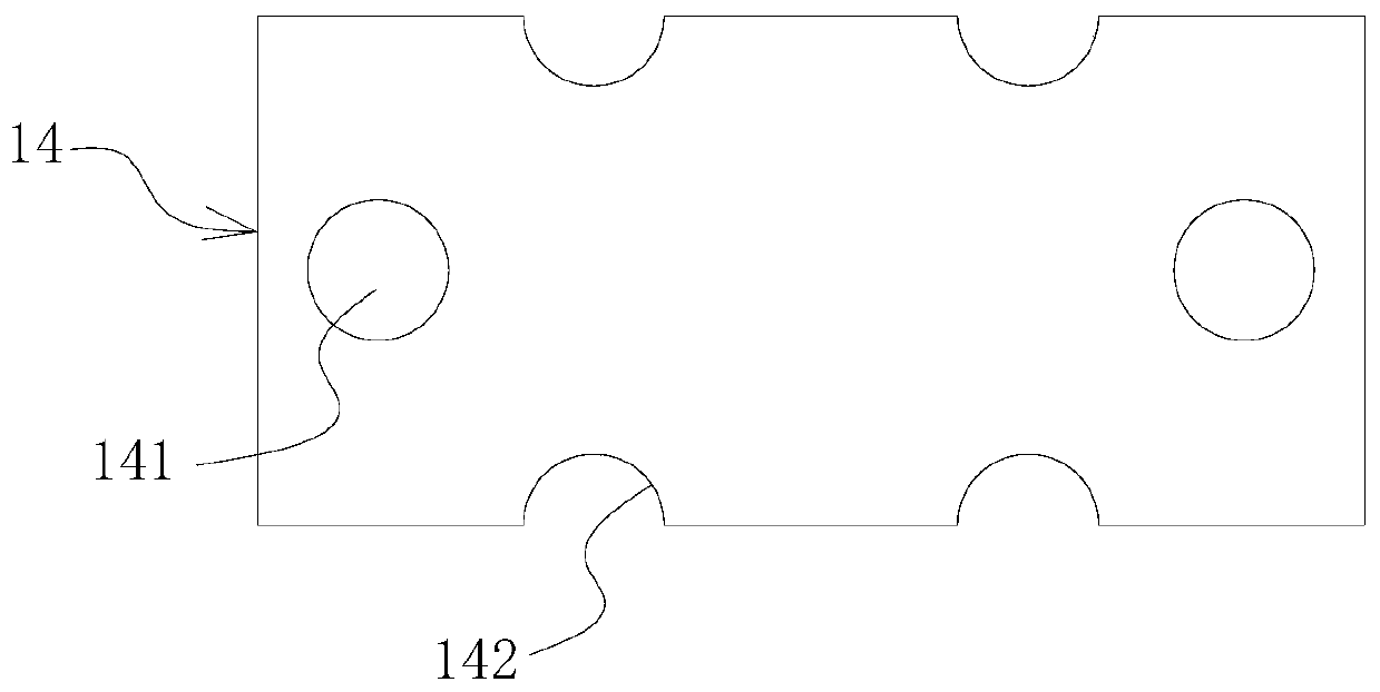 Special clamp and clamp group for serpentine laying of large-section cables and laying method