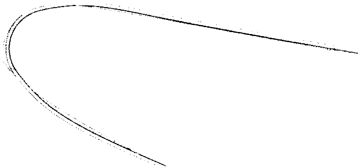 Mechanical finishing non-allowance process for removing tool marks of molded surface of blade body