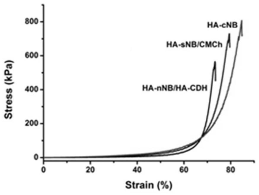 Preparation, raw material, product and application of optical coupling synergistic cross-linked hydrogel material