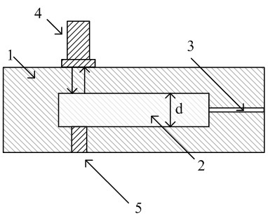 Method for detecting die cavity pressure in injection molding process based on ultrasonic signals