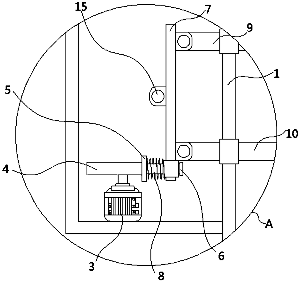 Feeding funnel with excellent screening effect