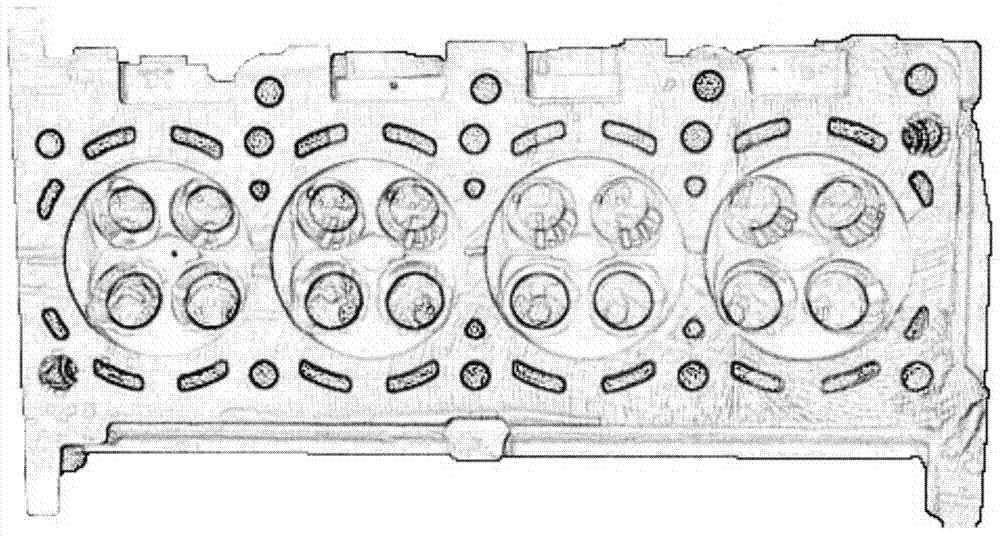 On-line Compensation Machining Method of Inline Engine Cylinder Head Combustion Chamber