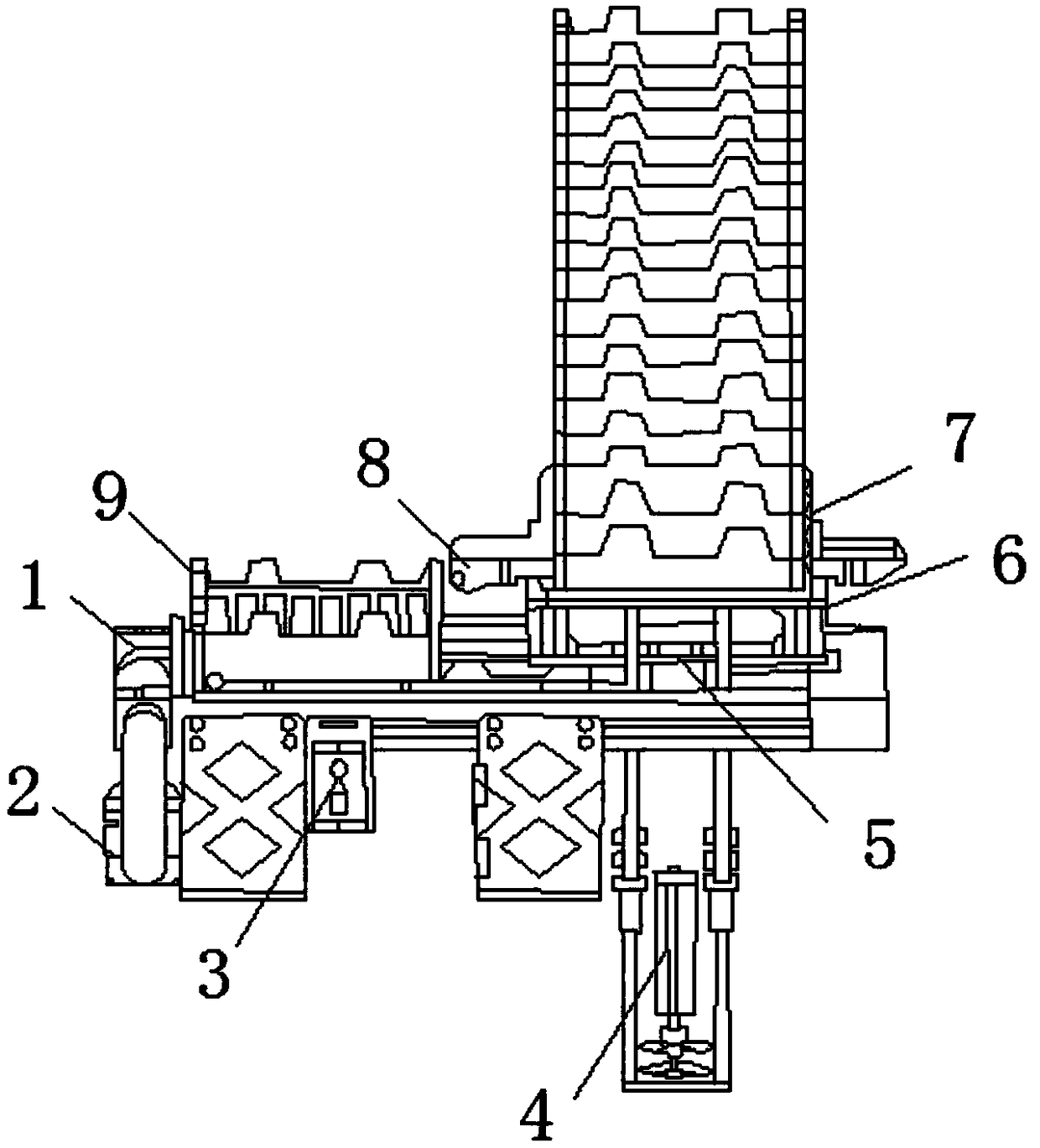 Automatic box and lid feeding mechanism