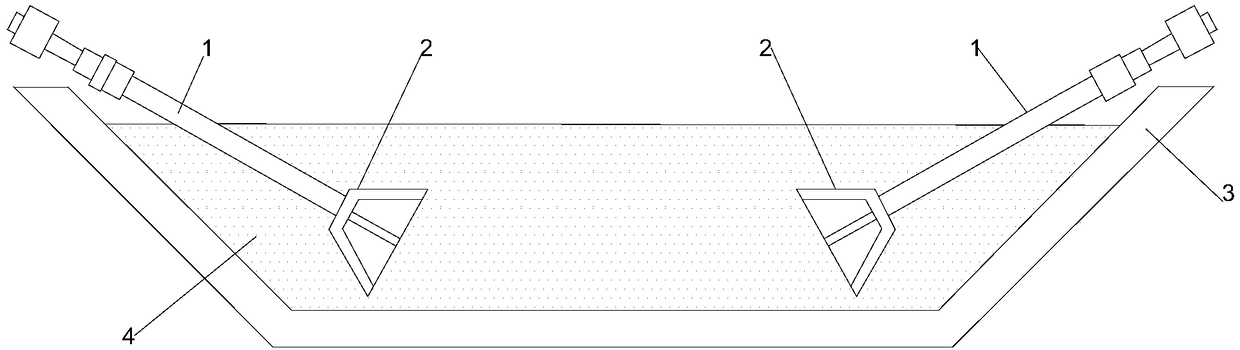 Wire rod conveying device for quenching tank