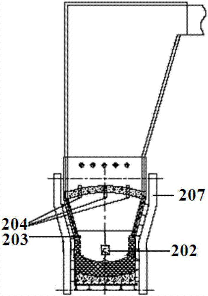 Bath smelting method for waste