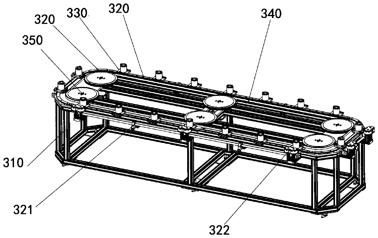 Production line for automatic cutter feeding and discharging of knife sharpener and use method thereof