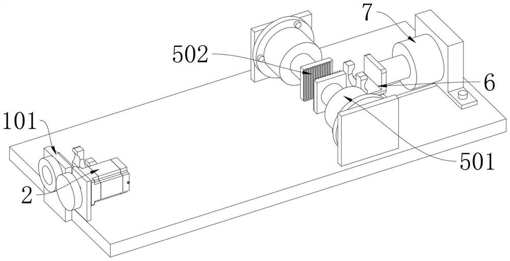 Pulling-out force test platform for gear selecting and shifting flexible shaft guide pipe