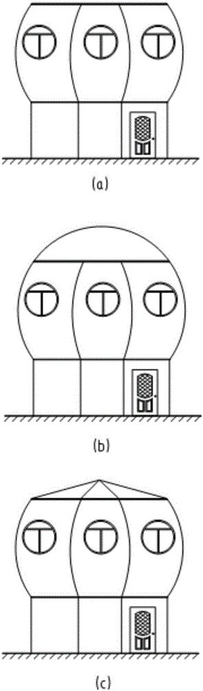 Light assembly type island living accommodation