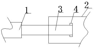 Hydraulic cylinder piston rod welding structure