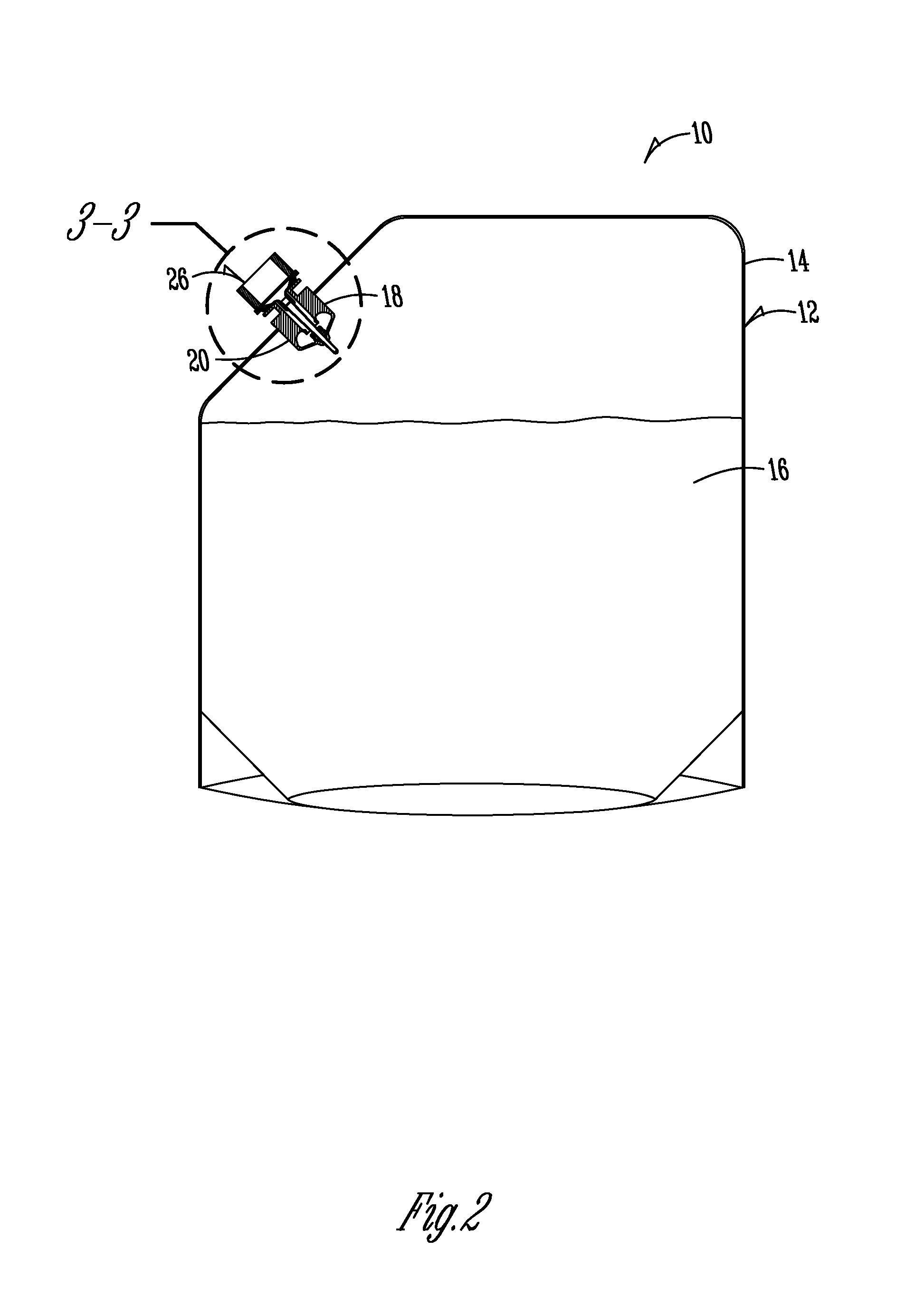 Vented fitment for flexible pouch