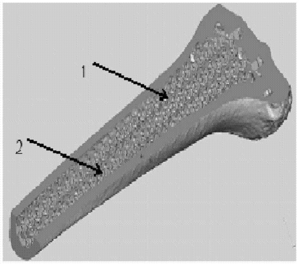 Design and manufacturing method of a porous grid structure material