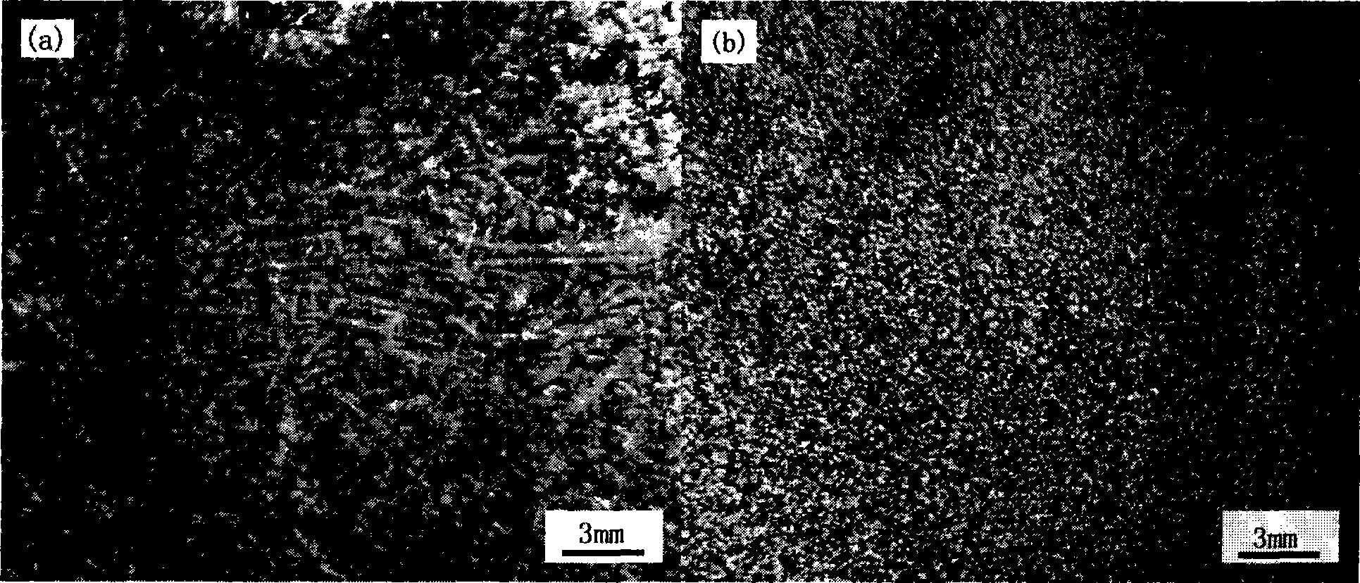 Method for improving carbon steel solidification structure using high voltage electropulse