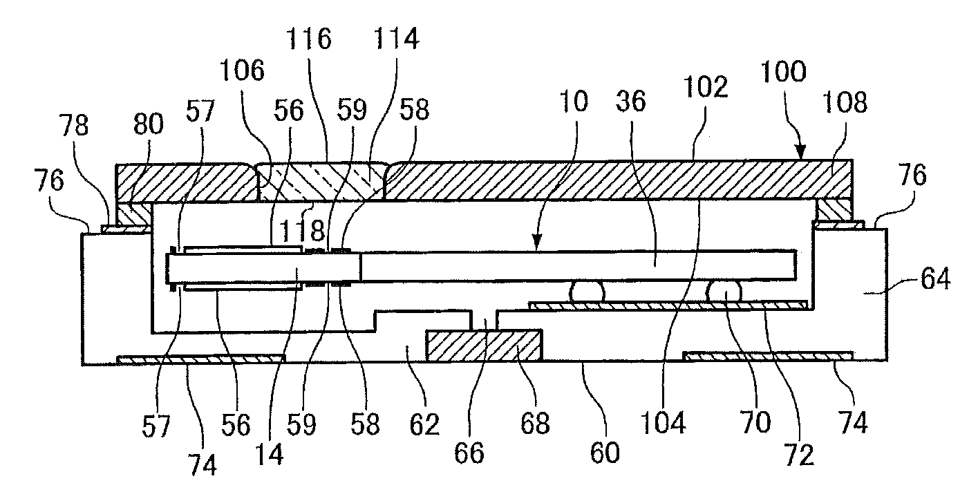 Piezoelectric resonator, manufacturing method thereof and lid for piezoelectric resonator