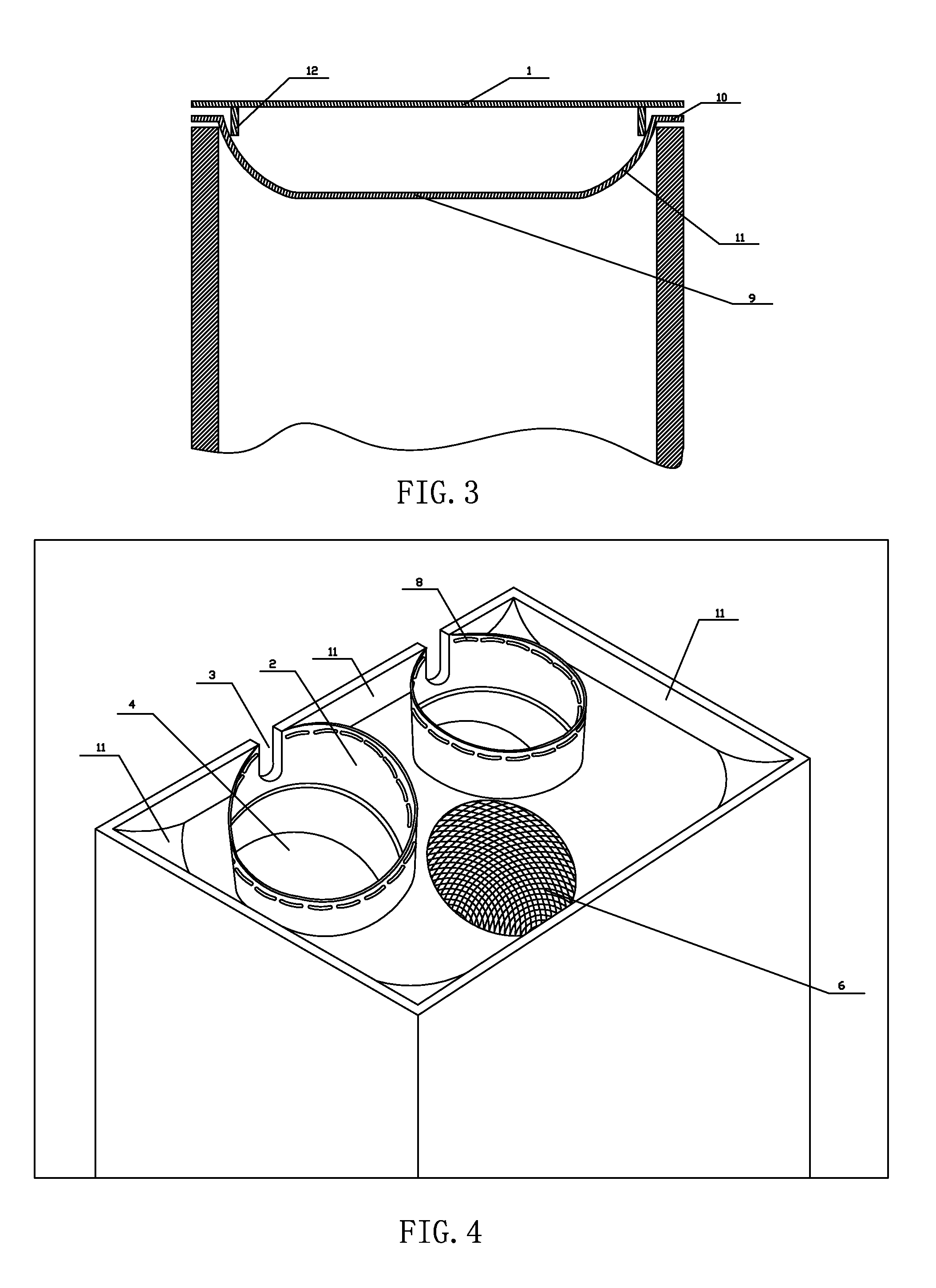 Integrated stove in which oil smoke is discharged downward