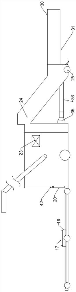 Collecting and counting device for badminton fixed-point training