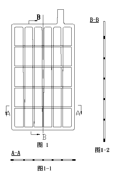 Method for continuously producing electric vehicle storage battery pole plate