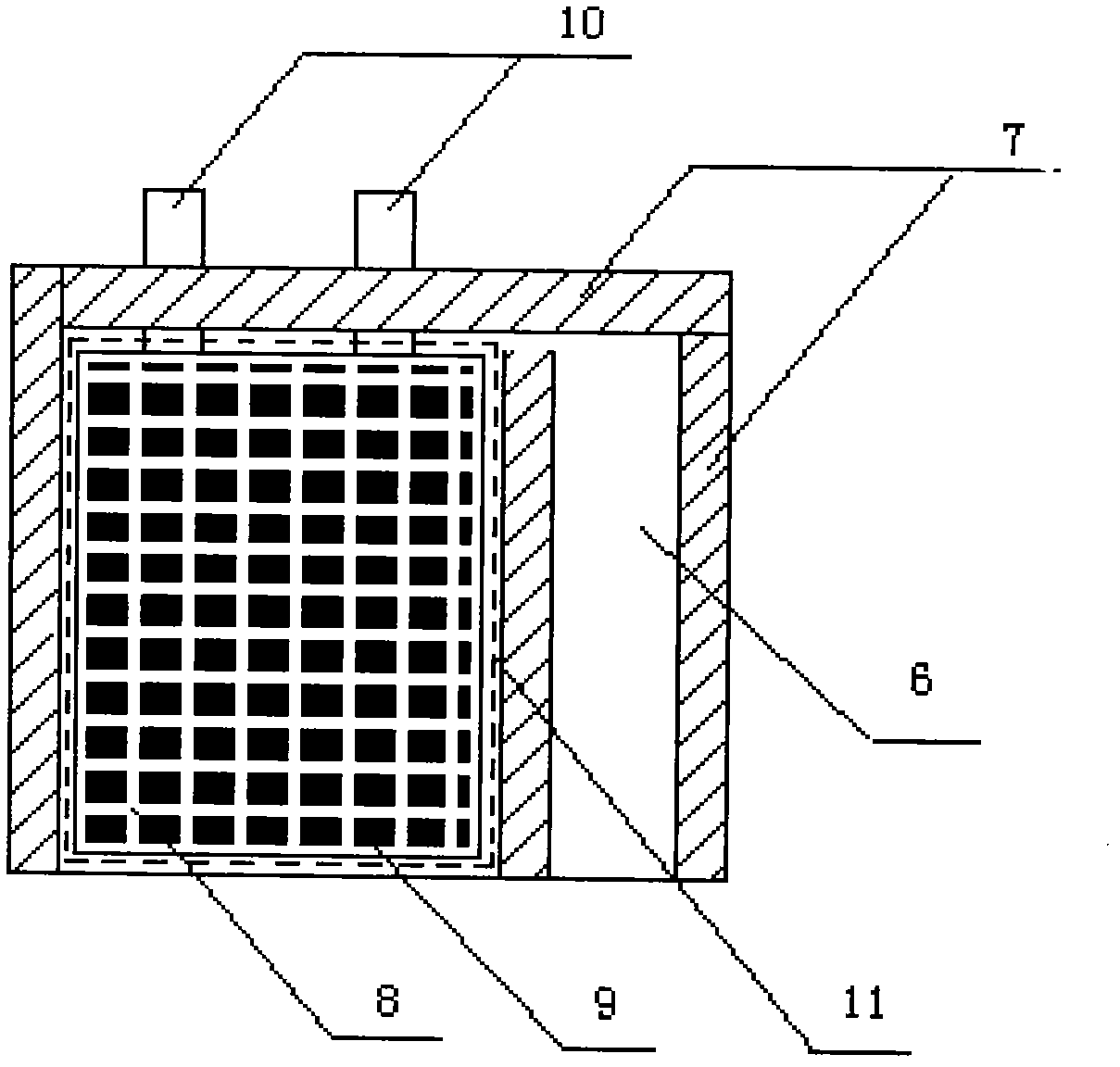 Method and sample shelf for X-ray diffraction in-situ test