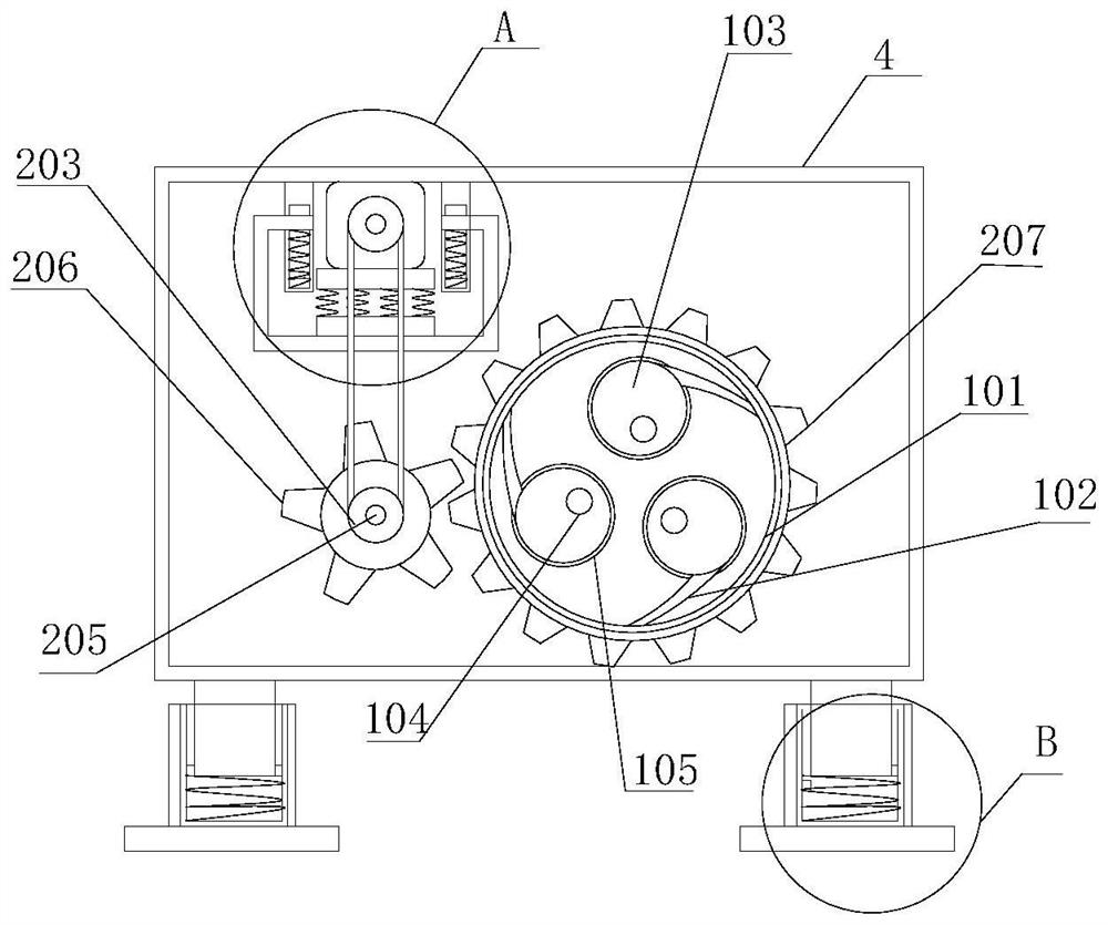 Micro-embracing piercing machine inner roll