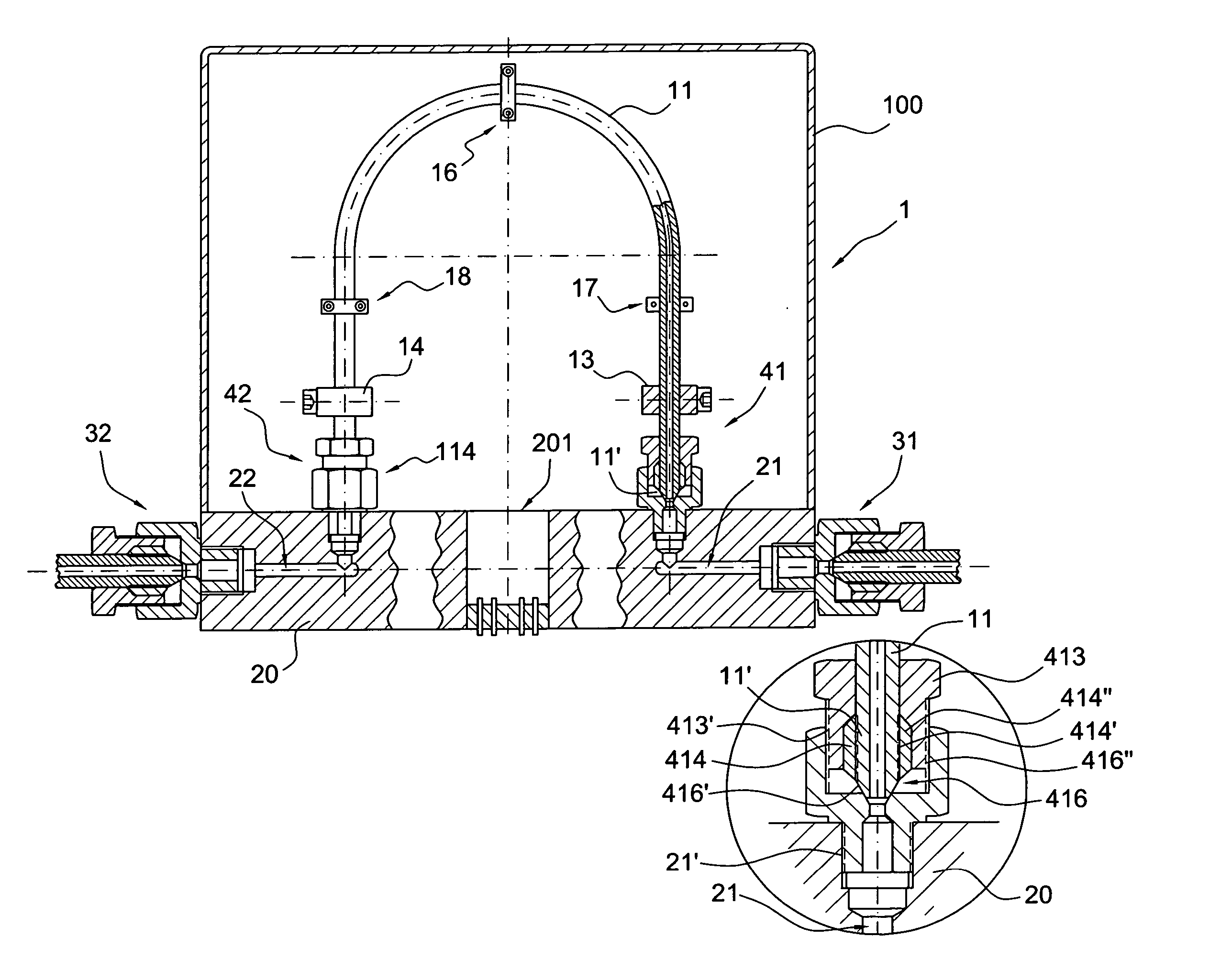 Measuring transducer of vibration-type