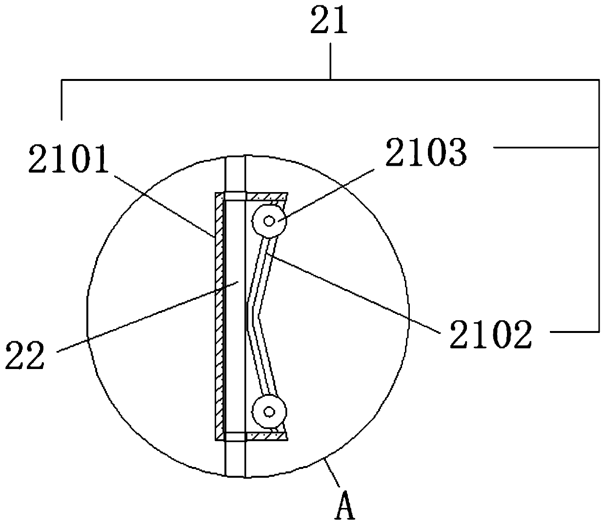 Curing device for tree grafting based on solar photovoltaic power generation system