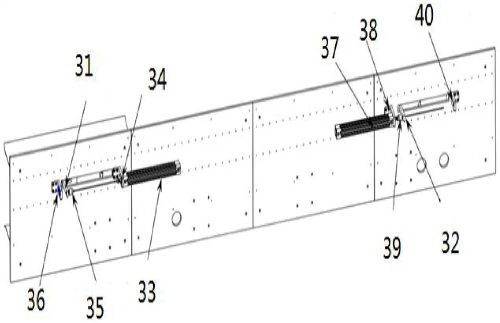 Flexible automatic assembly production line for oil cylinders