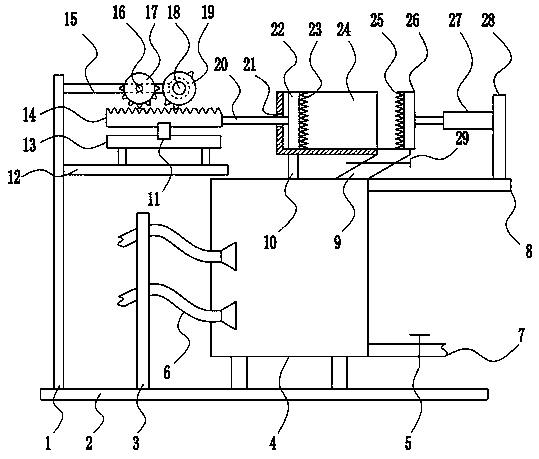 A foam recycling granulation melting equipment