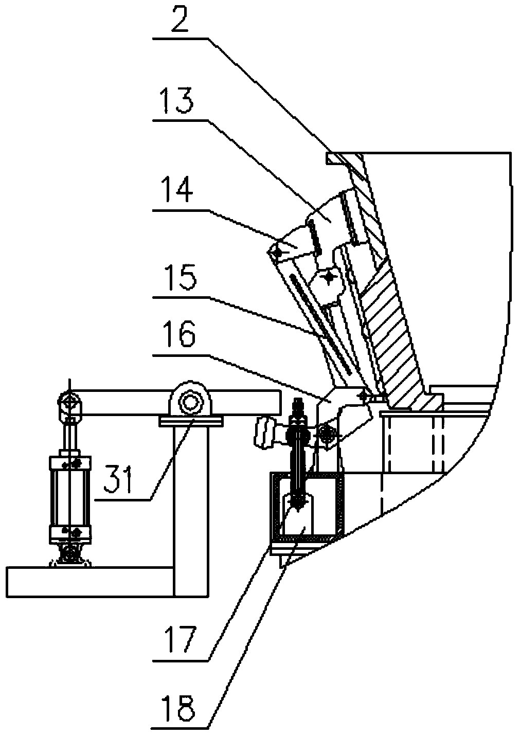 An independently driven online unloading type calcium carbide furnace transport vehicle