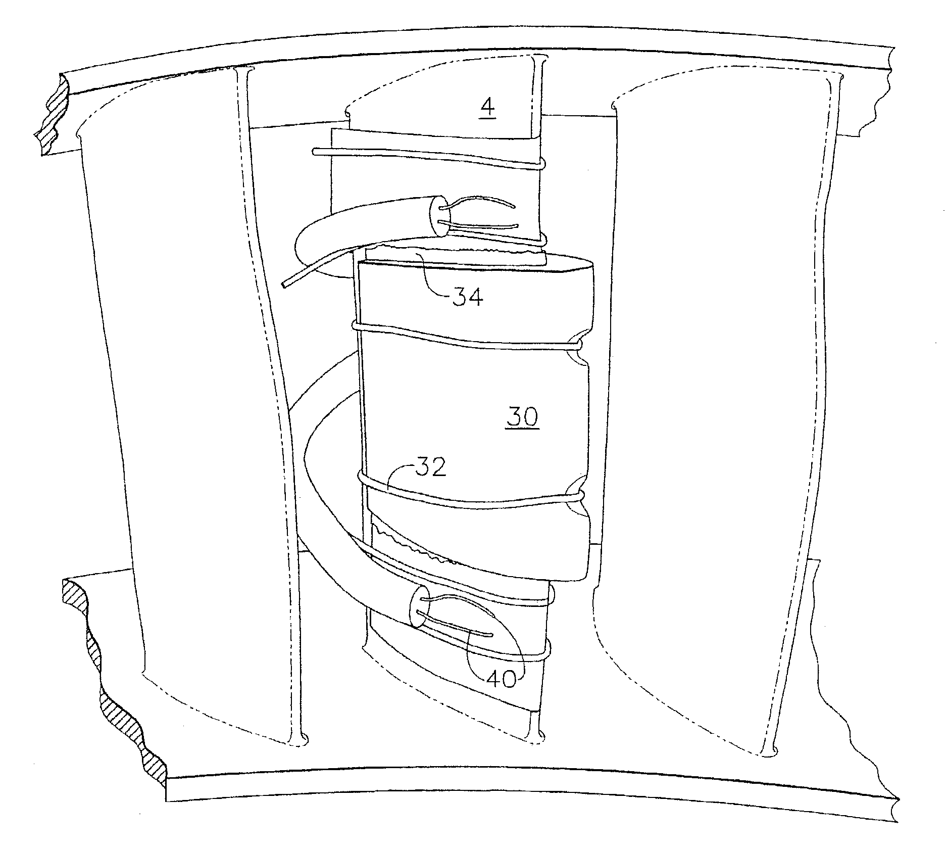 System for applying a diffusion aluminide coating on a selective area of a turbine engine component