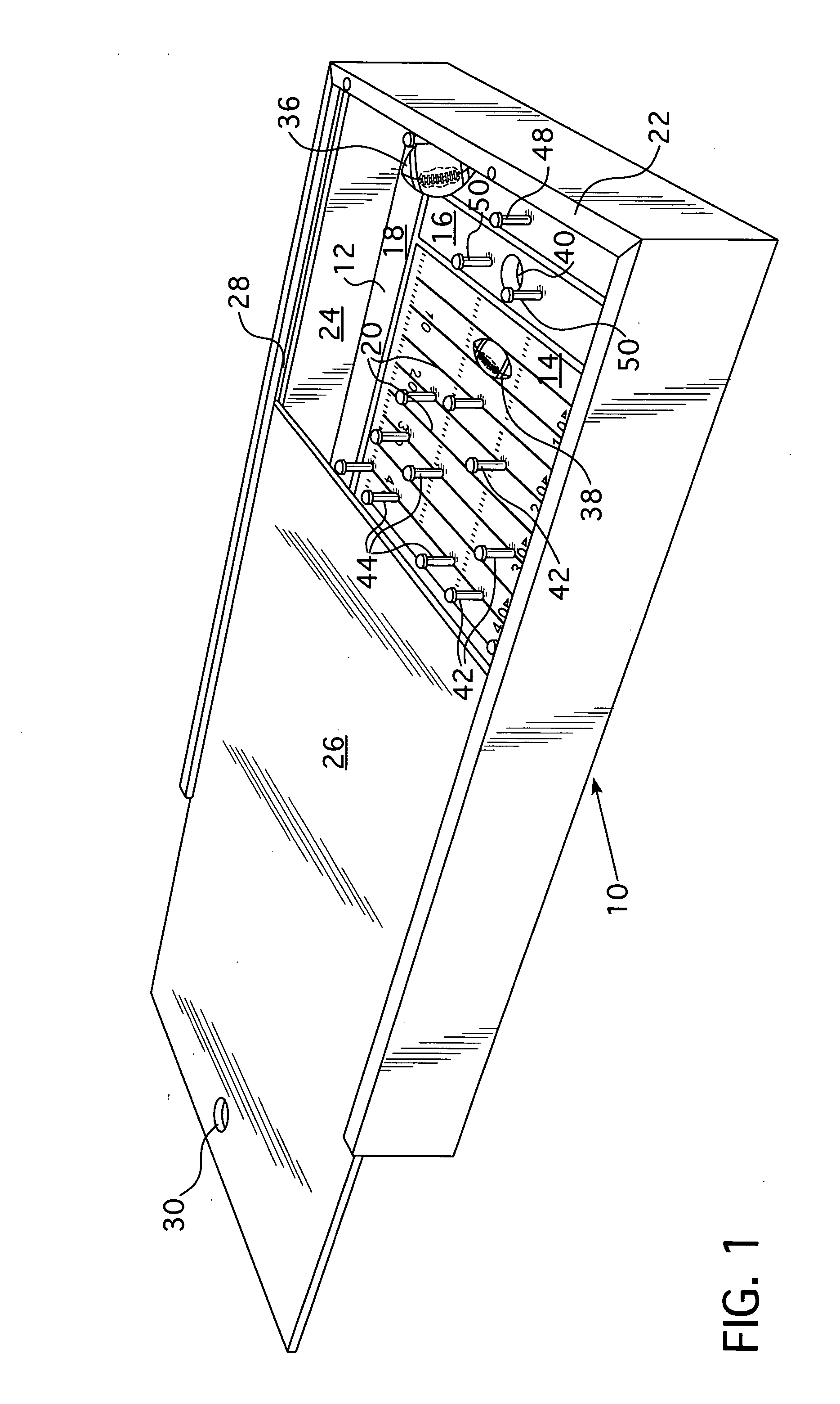 Football board game and method