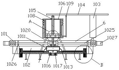 A flexible display bonding device