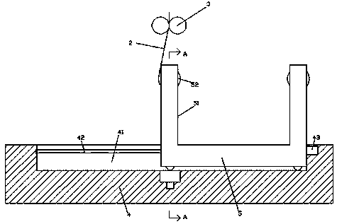 A cloth rolling device for convenient winding of textile cloth