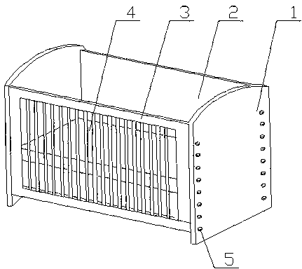 Multifunctional infant bed