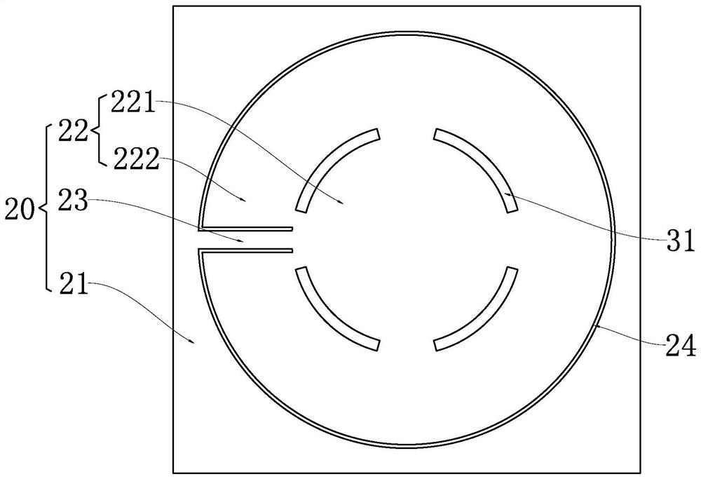 A piezoelectric mems microphone