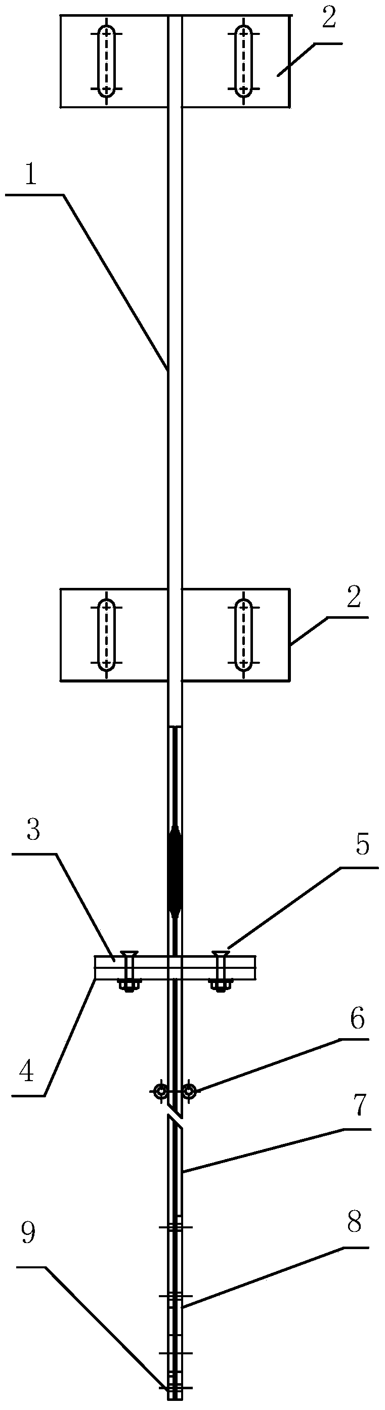 A multi-span support device for vortex-induced vibration test of multi-span submarine pipelines