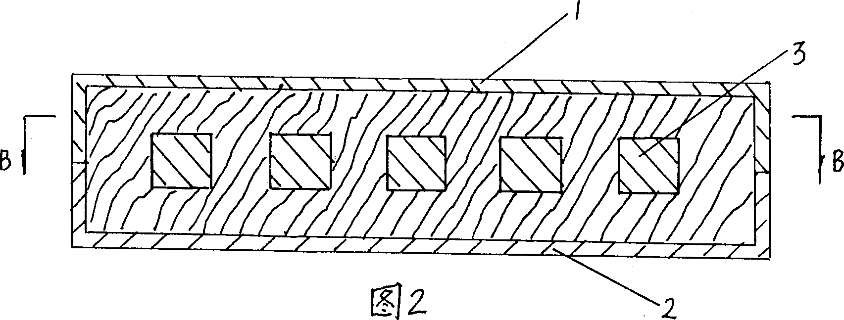 Making process of light environment-protecting board as building material