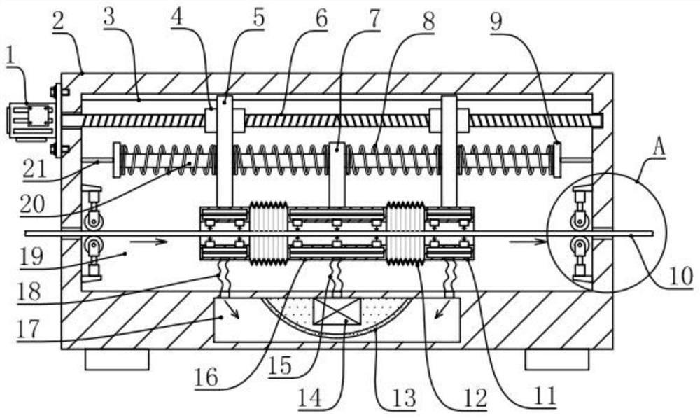 Porous superfine polyester fabric processing device