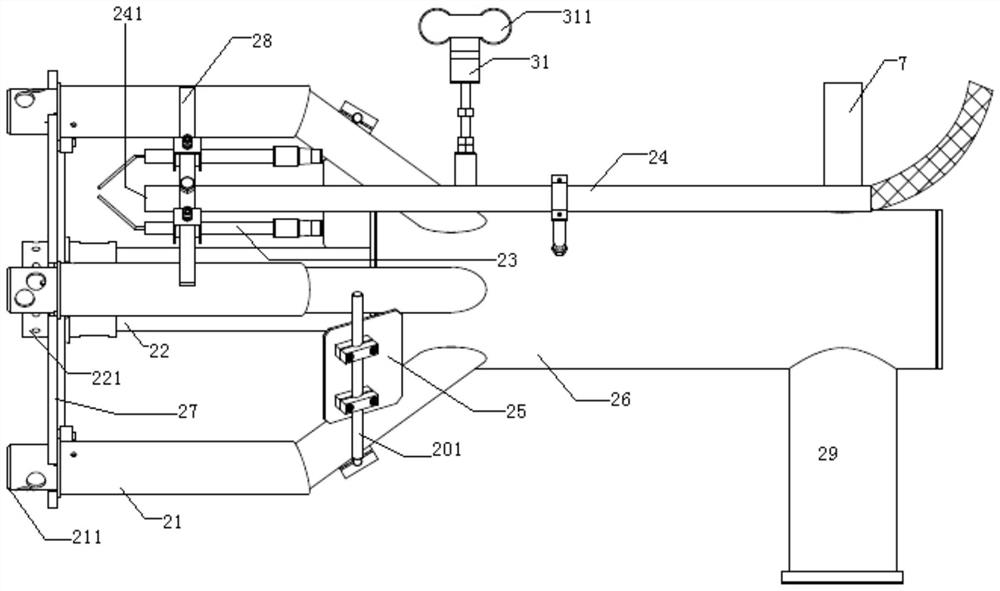 Multi-flame split type low-nitrogen combustor