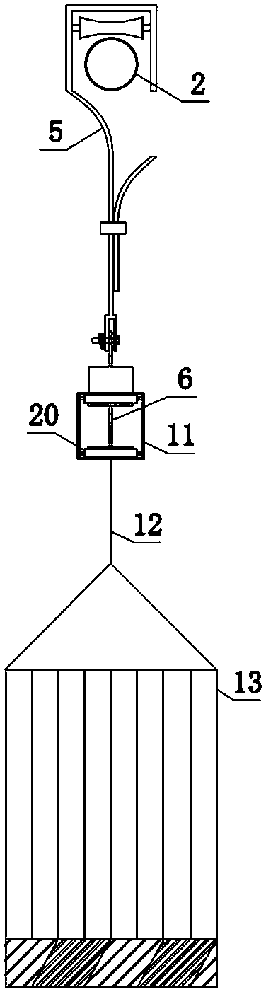 Sliding hanging basket device on spherical net rack