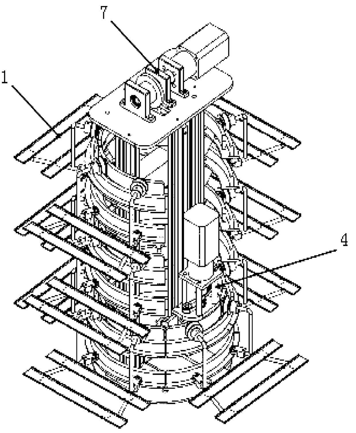 Stereoscopic parking garage and parking entrance and exit methods thereof