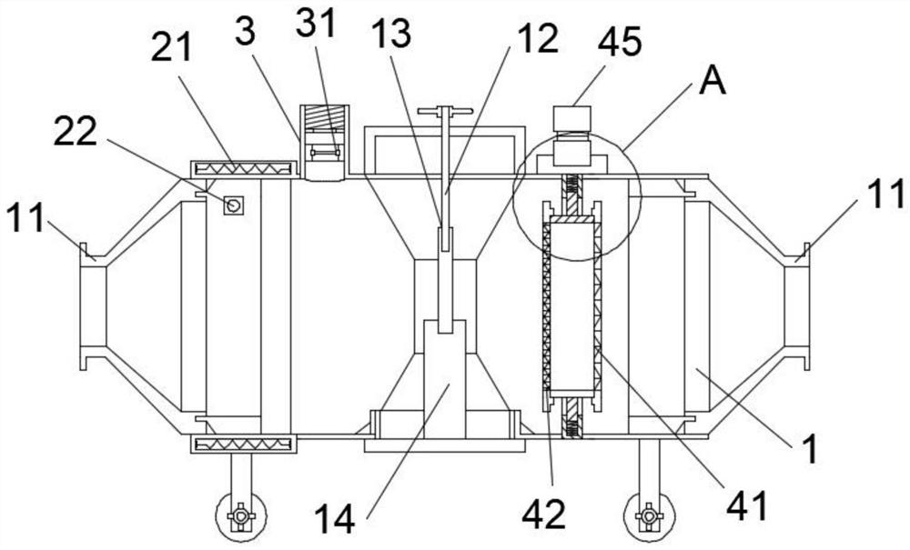 Oil pipeline defoaming valve