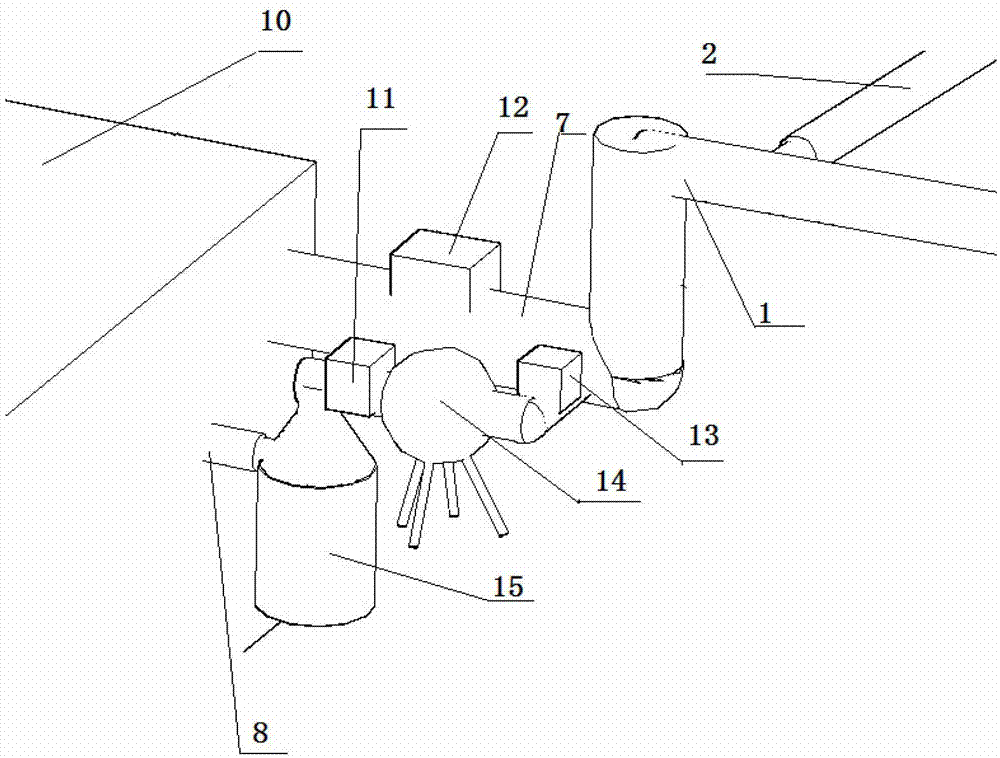 Irrigation and drainage integrated device suitable for underground high water level