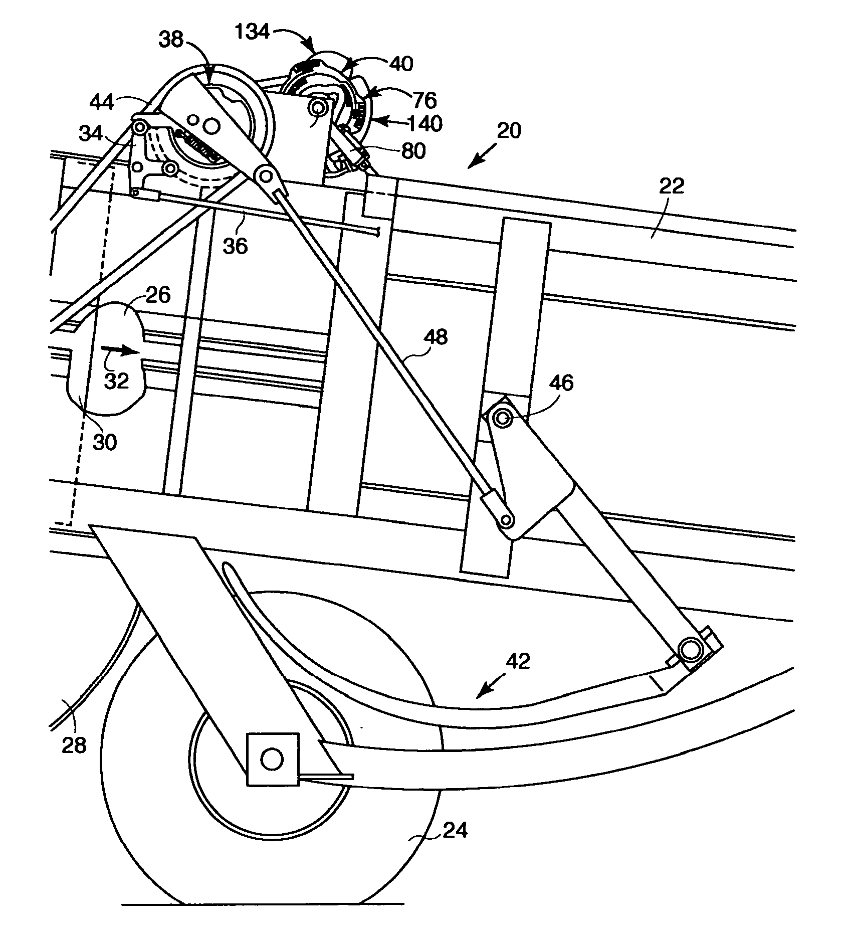 Double knotting system for an agricultural baler