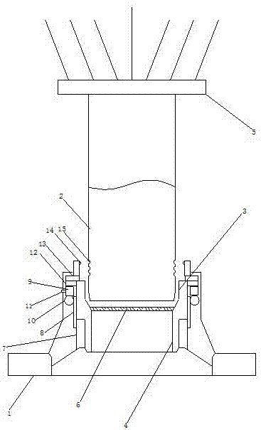 Lightning rod convenient for quick installation